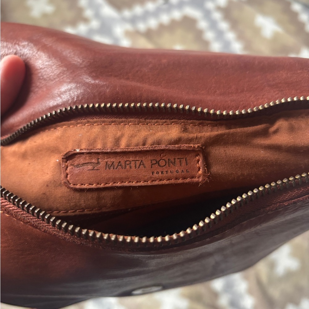MARTA PONTI Leather Crossbody Bag - Picture 9 of 9